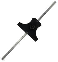 146-5505 RS PRO 150mm Imperial & Metric Depth Gauge, Stainless Steel, 56g, With UKAS Calibration