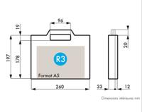 506-6667 RS PRO Plastic Equipment case, 265 x 226 x 50mm