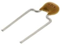 c322c470j2g5ta KEMET 47pF Multilayer Ceramic Capacitor MLCC, 200V dc V, ±5% , Through Hole