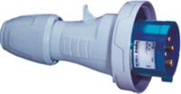 5-554-34 Legrand, P17 Tempra Pro IP66, IP67 Blue Cable Mount 2P + E Industrial Power Plug, Rated At 32A, 230 V