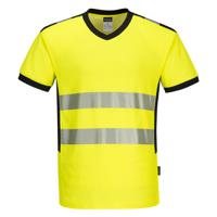 pw310ybrxxl Portwest PW310 Yellow/Black Unisex Hi Vis T-Shirt