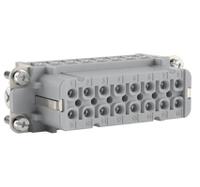 10531000 EPIC Heavy Duty Power Connector Insert, 14A, Female, H-A Series, 16 Contacts
