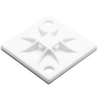 151-10905-qm30a-pa66-na HellermannTyton Self Adhesive Natural Cable Tie Mount 30 mm x 30mm, 5.1mm Max. Cable Tie Width