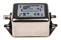 fn2060-3-06 Schaffner, FN2060 3A 250 V ac/dc 400Hz, Chassis Mount EMI Filter, Fast-On, Single Phase