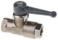 0402-07-13 Legris Brass 2 Way, Ball Valve, Threaded, BSPP 1/4in, 40bar Operating Pressure