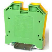 262-4216 RS PRO 1-Way DIN Rail Earth Terminal Block, 50mm², 10 → 1/0 AWG Wire, Cage Clamp, PA 66 Housing