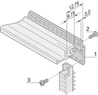 30822-047 nVent SCHROFF Z-Rail, 213mm Depth
