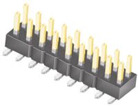 tsm-109-01-l-dv Samtec TSM Series Straight Surface Pin Header, 18 Contact(s), 2.54 mm Pitch, 2 Row, Unshrouded
