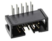 n2510-5002rb 3M 2500 Series Right Angle Through Hole PCB Header, 10 Contact(s), 2.54 mm Pitch, 2 Row, Shrouded