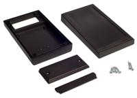 192-0770 RS PRO Black ABS Enclosure, IP53, IK07, 145.2 x 81.5 x 42.2mm