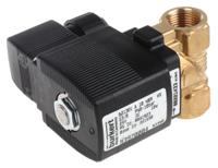 221598 Burkert Solenoid Valve , 2 Port, NC DN 10 to 65 mm, 24 V dc