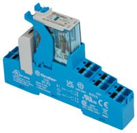 4cp290120050spa Finder 4C Series Interface Relay Module, DIN Rail Mount, 12V dc Coil, DPDT-2C/0, 2-Pole, 8A Load