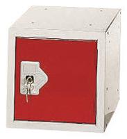 239-4773 RS PRO 1 Door Red Locker, 305 mm x 305 mm x 305mm