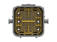 2445860-2 TE Connectivity, DEUTSCH NTSEAL Automotive Connector Grey Cable Mount 36 Way