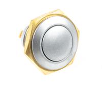 57-111 ITW Switches 57 Series Miniature Push Button Switch, Momentary, Panel Mount, 16.1mm Cutout, SPST, Clear LED, 125V ac,