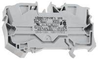 2010-1201 WAGO  TOPJOB S, 2010 Series Grey, 10mm², Single-Level, Push-In Cage Clamp Termination, ATEX, IECEx