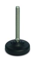 224-5784 RS PRO M24 103mm Dia. Polyamide Adjustable Foot, 2500kg Static Load Capacity 30° Tilt Angle