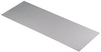 439-3227 RS PRO Unpainted Aluminium Front Panel, 4U, 482.6 x 177mm