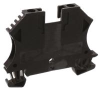 1020110000 Weidmuller  WDU Series Black, 4mm², Single-Level, Screw Termination, ATEX