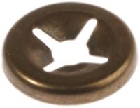 172-313 RS PRO Enamelled Steel Open Push-On Fastener for 2.5mm Shaft