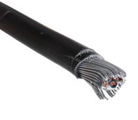 196-4694 RS PRO Armoured 4 mm² 4 Core Power Cable, Black PVC, 50m