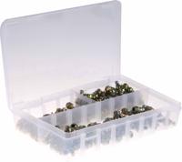195-4087 RS PRO Grease Nipple Kit Contains H1 Straight 10x1 mm (x50); H2-45 10x1 mm (x50); H3-90 10x1 mm (x50); Box