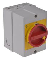 kg32t203gba283ks1v Kraus & Naimer 3P Pole Isolator Switch - 32A Maximum Current, 11kW Power Rating, IP66, IP67
