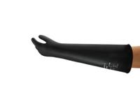 87108075 Ansell 87-108 Black Polyamide Latex Work Gloves, Size 7.5, Latex Coating