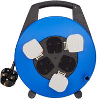 1108563 brennenstuhl 10m 3 Socket Type G - British Cable Reel Cassette Reel, 240 V, IP20