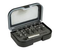 1-13-901 Stanley Bit 19 Pieces, Flat, Hex, Phillips, Pozidriv, Square, Tampered Torx, Torx