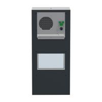 nsycu1kdg Schneider Electric ClimaSys Series Enclosure Cooling Unit, 1000W, 230V ac, 550 m³/h, 850 m³/h, 215 x 780 x 345mm