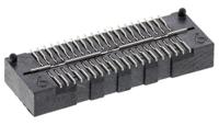 qse-020-01-l-d-a Samtec QSE Series Straight Surface Mount PCB Socket, 40-Contact, 2-Row, 0.8mm Pitch, Solder Termination