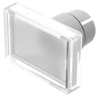 22-9037 EAO Clear Rectangular Push Button Lens for Use with Push Button