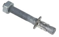 908-6696 RS PRO Carbon Steel Anchor Bolt M10 x 80mm, 10mm Fixing Hole