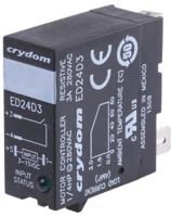 ed24d3 Sensata Crydom Solid State Relay, 3 A Load, DIN Rail Mount, 280 V rms Load, 15 V dc Control