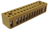 0625320000 Weidmuller Terminal Strip, 12-Way, 32A, 22 → 12 AWG Wire, Screw Termination