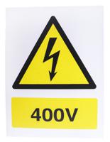 917-5431 RS PRO Electrical Hazard Warning Sign (English)