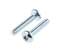 482-8379 RS PRO Bright Zinc Plated Pan Steel Tamper Proof Security Screw, M5 x 25mm