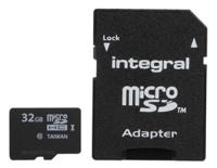 inmsdh32g10-90u1 Integral Memory 32 GB MicroSDHC Micro SD Card, Class 10
