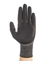 11937100 Ansell 11-937 Black Nitrile Work Gloves, Size 10, Nitrile Coating