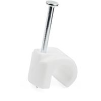 cbmnmcc3 StarTech.com White Polyethylene Clamp collars with nail, 10mm Max. Bundle