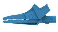 5004lm-iec-bl Electro PJP Alligator Clip, Nickel-Plated Steel Contact, 20A, Blue