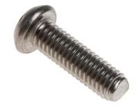 621-2710 RS PRO Plain Button Stainless Steel Tamper Proof Security Screw, M6 x 20mm