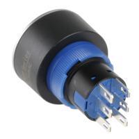 175-8267 RS PRO Push Button Switch, Momentary, Panel Mount, 22.2mm Cutout, DPDT, 250V ac, IP65