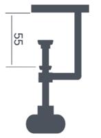 14020 Serious Clamp Type Flexible Arm Lamp Light Clamp for LED Lamps