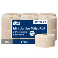 120377 Tork 12 rolls of 850 Sheets Toilet Roll, 2 ply