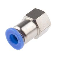 916-0732 RS PRO Straight Threaded Adaptor, R 1/8 to Push In 6 mm, Threaded-to-Tube Connection Style