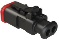 at06-2s-sr02blk Amphenol Industrial, AT Cable connector Socket 2 Way, Crimp Termination AT06-2S-SR02BLK