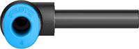 qsml-4h Festo QSL Series Elbow Tube-toTube Adaptor, Push In 4 mm to Push In 4 mm, Tube-to-Tube Connection Style, 153347