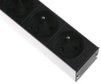 755-3970 RS PRO Type E - French 6 Gang Power Distribution Unit, 2.5m Cable, 16A, RCD Protected